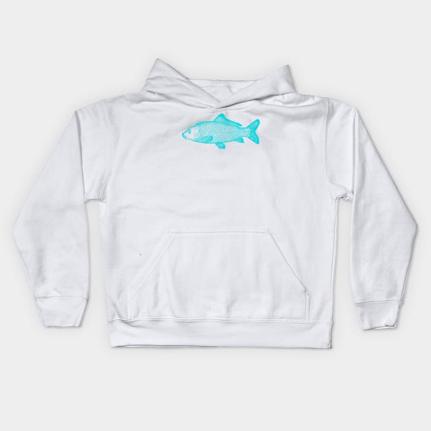 Luminescent Fish Kids Hoodie by we3enterprises